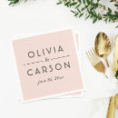 Search for blush pink wedding napkins Modern
