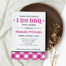 Search for barbeque engagement party invitations Buffalo plaid