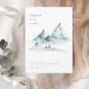 Search for watercolor mountain invitations Woodland
