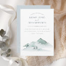 Search for winter greenery wedding invitations Watercolor