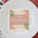 Search for pink baby shower napkins Flowers