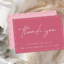 Search for hot pink thank you cards Fuchsia
