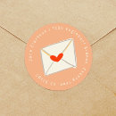 Search for valentine return address labels Pink and red