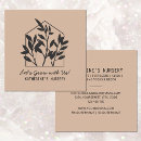 Search for houseplant business cards Simple