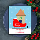 Search for moving announcement christmas postcards Cute