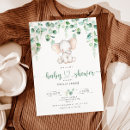 Search for minimalist baby boy shower invitations Greenery