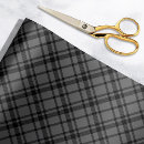 Search for charcoal gray wrapping paper Plaid