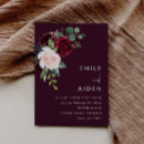 Search for burgundy wine wedding invitations Blush