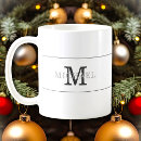 Search for black silver mugs Black and white