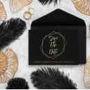 Search for geometric wedding save the dates Gold