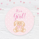 Search for pink its a girl stickers Whimsical