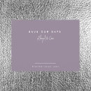 Search for lavender save the date postcards Simple