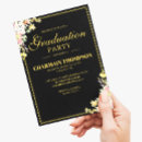 Search for floral border invitations Black