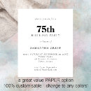 Search for seventy fifth birthday invitations 75th birthday party