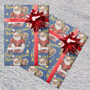 Search for night before christmas wrapping paper Santa claus