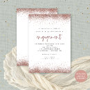 Search for rose gold border invitations Elegant