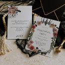 Search for black and white floral invitations Elegant