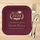 Search for burgundy and gold plates High school