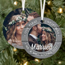Search for rustic wedding christmas tree decorations Mr and mrs
