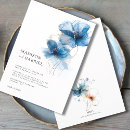 Search for ink wedding invitations Blue