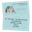 Search for cat sitting business cards Professional