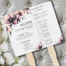 Search for pink wedding programs Ceremony order of service