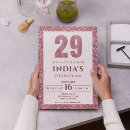 Search for 29th birthday invitations Elegant