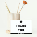 Search for professional business thank you cards Company logo