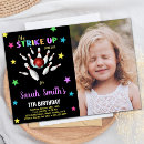 Search for black light birthday invitations For kids