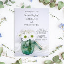 Search for blue daisy wedding invitations Floral
