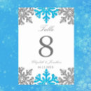 Search for snowflake table cards Blue
