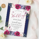 Search for royal blue and pink wedding invitations Flowers