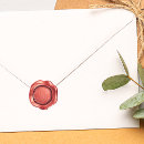 Search for faux wax envelope seals Initials