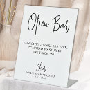 Search for open bar free drinks wedding signs Modern