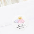 Search for cloud baby shower stickers Whimsical