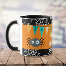 Search for cartoon spiders mugs Trick or treat