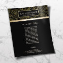 Search for black and gold flyers Makeup artist