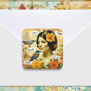 Search for beautiful flower stickers Vintage