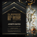 Search for formal 80th birthday invitations Modern