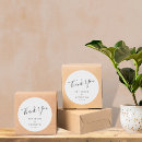 Search for thank you calligraphy wedding stickers Unique
