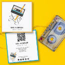 Search for qr code music business cards Modern