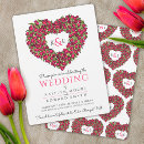 Search for red 6x8 invitations Flowers