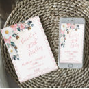 Search for 70th for her birthday invitations Pink