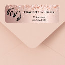 Search for rose gold wedding return address labels Blush