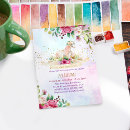 Search for unicorn 2nd birthday invitations Pink