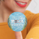 Search for tropical birthday stickers Summer party