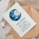 Search for moon baby shower invitations Galaxy