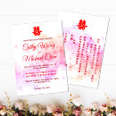 Search for watercolor cherry blossom wedding invitations Minimalist