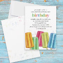 Search for summer birthday invitations Popsicles