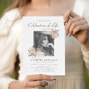Search for memorial tribute invitations Floral